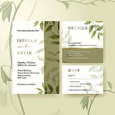 EPS 해외이미지 결혼 잎 카드템플릿 일러스트 사람없음 연두색 흰색 청첩장 초대장 초대 잎줄기 해외일러스트 식물 템플릿 줄기 컬러 카드_감사 이벤트 초록색 파일형식 벡터 이미지허브