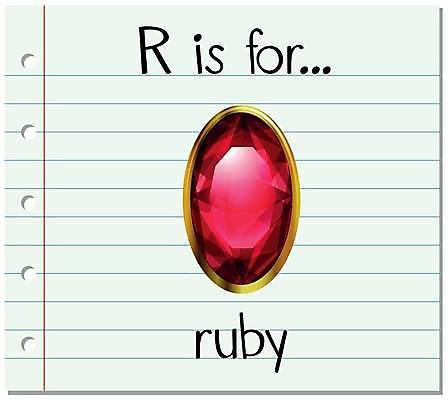 EPS 해외이미지 알파벳 영어 일러스트 영어교육 사람없음 단어 보석 R 단어카드 루비 해외일러스트 문자 교육 광석 파일형식 벡터 단어장 이미지허브