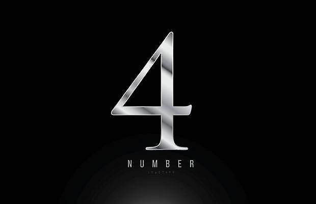 EPS 해외이미지 모양 템플릿 디자인 백그라운드 일러스트 회사 비즈니스 숫자 금속 회색 4 고급 은색 심볼 신분 엘리먼트 활자 해외일러스트 문자 컬러 컨셉 재질 활자판 파일형식 벡터 이미지허브