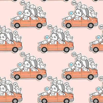 EPS 해외이미지 분홍색 동물캐릭터 말풍선 패턴 여러마리 일러스트 자동차 사람없음 눕기 귀여움 고양이 패턴백그라운드 하트 승차 판다 해외일러스트 일러캐릭터 모양 동물 캐릭터 육상교통 컬러 다수 백그라운드 컨셉 무늬 곰 포유류 모션 반려동물 파일형식 벡터 이미지허브