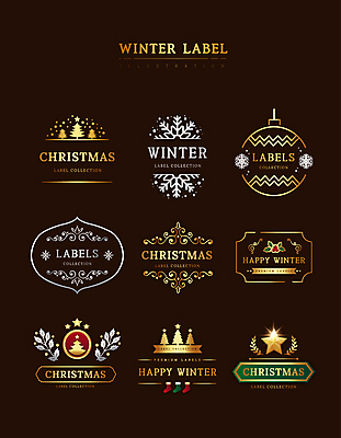 별 잎 크리스마스 겨울 곡선 일러스트 눈꽃 사람없음 세트 크리스마스트리 라벨 금색 눈송이 화려 은색 고딕 눈꽃무늬 산타양말 월계수 트리모양 호랑가시나무열매 오너먼트 국내일러스트 AI파일 자연요소 모양 식물 계절 기념일 열매 선 컬러 컨셉 크리스마스장식 무늬 프레임 눈_날씨 파일형식 벡터