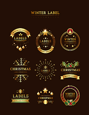 별 리본 크리스마스 겨울 일러스트 눈꽃 사람없음 빛 세트 라벨 금색 원형 눈송이 화려 눈꽃무늬 트리모양 호랑가시나무열매 오너먼트 국내일러스트 AI파일 자연요소 모양 도형 계절 기념일 열매 컬러 컨셉 크리스마스장식 무늬 프레임 눈_날씨 크리스마스트리 파일형식 벡터