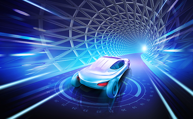 PSD 편집이미지 도로 자동차 미래 기술 사람없음 파란색 빛 과학기술 터널 주행 기술발전 미래자동차 이미지편집 길 육상교통 컬러 컨셉 교통시설 발전 파일형식