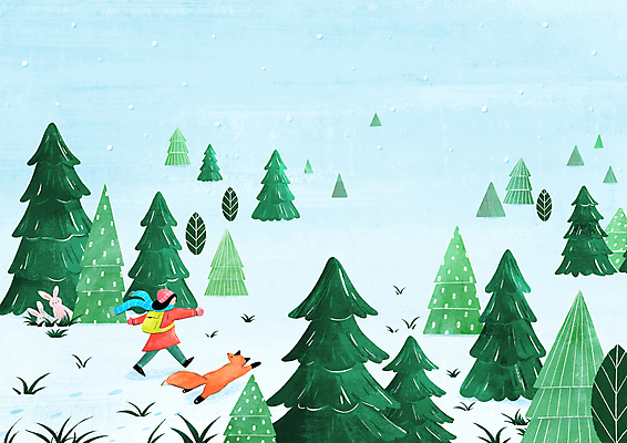전신 PSD 나무 여자 어린이 겨울 일러스트 상상 팔벌리기 세마리 한명 소녀 걷기 산책 눈 토끼 숲 겨울여행 여우 소녀한명만 겨울풍경 국내일러스트 자연요소 식물 1 계절 여행 포유류 모션 날씨 휴식 3 사람 풍경 반려동물 여자한명만 소녀만 파일형식