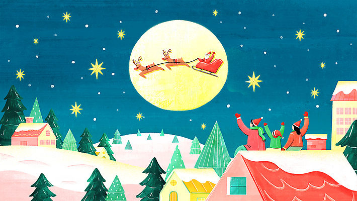 PSD 나무 여자 노년 남자 별 어린이 크리스마스 겨울 일러스트 산타모자 가족 상상 밤하늘 지붕 주택 앉기 소년 여러명 상반신 성인 산타클로스 루돌프 보름달 눈 썰매 손인사 산타모양 겨울풍경 국내일러스트 자연요소 모양 식물 모자_잡화 계절 기념일 다수 관계 모션 하늘 날씨 사슴 사람 풍경 건물 달 인사 야간 파일형식