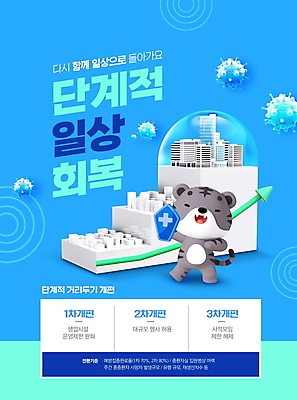 PSD 편집이미지 한마리 화살표 안내 들기 빌딩 타이포그라피 사람없음 건물 파란색 계단 호랑이 바이러스 보호 사회이슈 상승 호랑이캐릭터 방패 정부정책 코로나바이러스 델타변이바이러스 흑호 위드코로나 이미지편집 문자 1 건축물 컬러 동물캐릭터 컨셉 포유류 모션 정책 파일형식