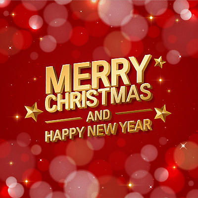 영어 별 크리스마스 일러스트 타이포그라피 사람없음 빨간색 빛 반짝임 보케 해피뉴이어 빛망울 국내일러스트 AI파일 자연요소 문자 기념일 컬러 모션 새해인사 파일형식 벡터