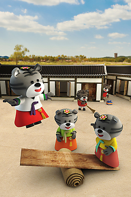 전신 PSD 구름 편집 편집이미지 여러마리 하늘 3D캐릭터 기와집 서기 들기 사람없음 3D 점프 전통놀이 보자기 호랑이띠 한복 빗자루 디지털합성 보따리 호랑이캐릭터 널뛰기 널뛰기판 마당쓸기 멍석 숨기 편집소스 2022년 임인년 흑호 편집3D 자연요소 캐릭터 한국전통 전통 동물캐릭터 다수 모션 놀이 한옥 십이지신 호랑이 전통의상 청소도구 연도 파일형식 천_직물