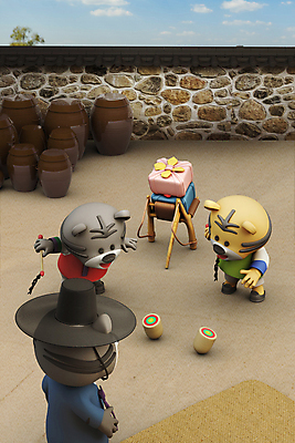 전신 PSD 편집 편집이미지 3D캐릭터 세마리 서기 상반신 사람없음 3D 전통놀이 보자기 항아리 호랑이띠 호랑이 한복 디지털합성 호랑이캐릭터 팽이 팽이치기 지게 팽이채 기와담장 편집소스 2022년 임인년 흑호 편집3D 캐릭터 한국전통 전통 동물캐릭터 포유류 모션 놀이 기와 3 담장 놀이용품 십이지신 도자기 전통의상 연도 파일형식 천_직물