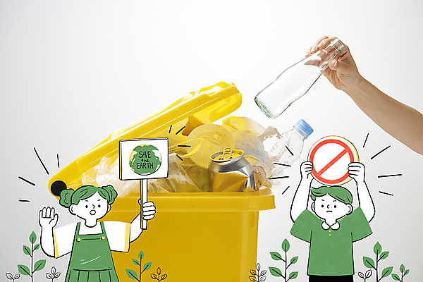 PSD 식물 편집이미지 손 여자 남자 지구 어린이 유리병 들기 소녀 소년 상반신 두명 신체부위 새싹 자연보호 팻말 금지 쓰레기통 환경오염 오염 쓰레기 버리기 친환경 분리수거 반대 분리수거함 시위 분리배출 어린이만 이미지편집 컨셉 모션 자연 병_용기 프레임 사람 환경 보호 수거함 파일형식