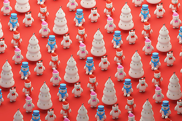 PSD 편집 편집이미지 크리스마스장식 크리스마스 패턴 여러마리 산타모자 털모자 사람없음 빨간색 크리스마스트리 3D 목도리 다양 중절모 디지털합성 북극곰 루돌프머리띠 편집소스 편집3D 모자_잡화 잡화 기념일 컬러 다수 무늬 곰 머리띠 파일형식