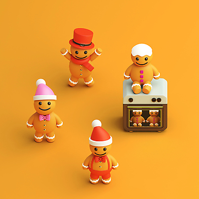 PSD 편집 편집이미지 크리스마스 패턴 산타모자 앉기 사람없음 3D 주황색 목도리 만세 오븐 중절모 디지털합성 진저맨 진저쿠키 편집소스 편집3D 모자_잡화 잡화 기념일 컬러 무늬 모션 쿠키 가전제품 파일형식
