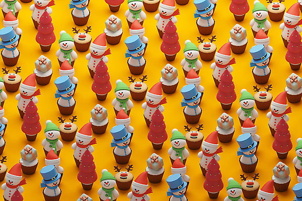 PSD 편집 편집이미지 크리스마스 패턴 산타모자 눈사람 털모자 종류 사람없음 선물상자 크리스마스트리 3D 주황색 목도리 다양 루돌프 컵케이크 중절모 디지털합성 편집소스 편집3D 모자_잡화 잡화 기념일 컬러 다수 무늬 사슴 선물 상자 케이크 파일형식