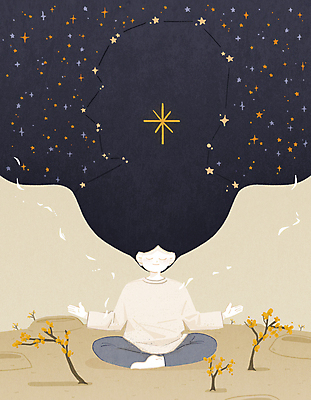 전신 PSD 나무 여자 별 생각 일러스트 추상 휴식 한명 앉기 성인 우주 마음 남색 명상 힐링 베이지색 치유 성인여자한명만 국내일러스트 자연요소 식물 1 컬러 컨셉 무늬 모션 사람 여자한명만 성인여자만 파일형식