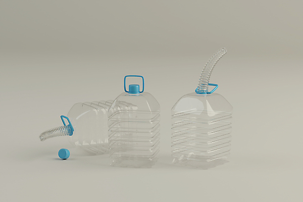 편집 편집이미지 사람없음 3D 뚜껑 사회이슈 디지털합성 호스 빈병 부족 경유 기름통 디젤 품절 목업 편집소스 부족함 요소수 편집3D 컨셉 병_용기 통 쇼핑