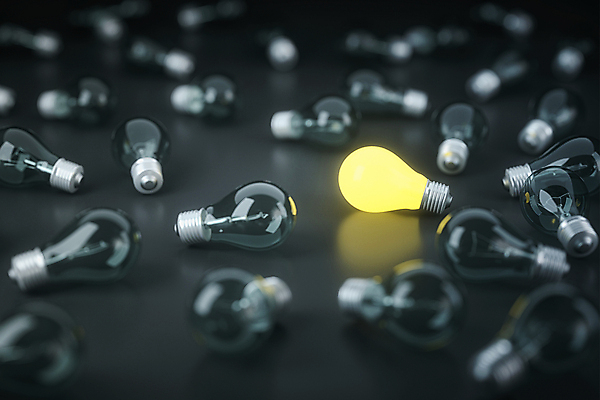 PSD 편집 편집이미지 비즈니스 전구 아이디어 사람없음 빛 3D 검은색 디지털합성 알전구 편집소스 편집3D 컬러 컨셉 파일형식