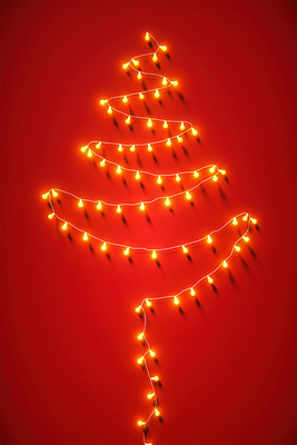 PSD 편집 편집이미지 크리스마스 비즈니스 전구 아이디어 사람없음 빨간색 반짝임 크리스마스트리 3D 디지털합성 알전구 조명장식 트리모양 편집소스 편집3D 모양 기념일 컬러 컨셉 모션 조명 장식 파일형식