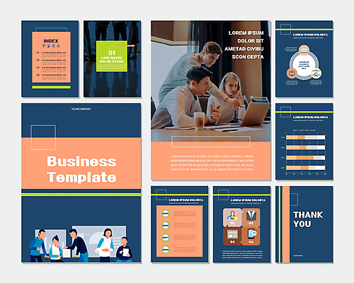 서양인 외국인 템플릿 여자 남자 말풍선 비즈니스 회의 그래프 서기 앉기 여러명 상반신 성인 노트북 세트 턱괴기 하반신 가리킴 비즈니스맨 비즈니스우먼 남색 PPT 프레젠테이션 문서템플릿 성인만 9P 코랄 이미지템플릿 컬러 다수 모션 사람 인종 손짓 전자제품 직장인 파일형식