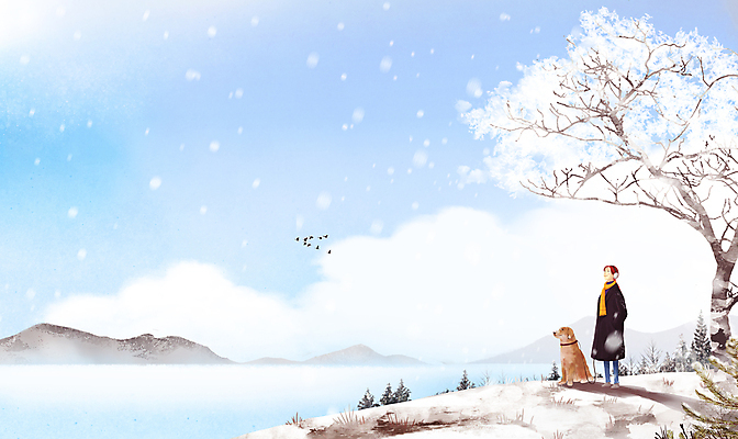 전신 PSD 나무 구름 여자 반려견 어린이 겨울 여러마리 일러스트 자연 조류 산 눈꽃 한명 서기 소녀 파란색 강 산책 눈 강아지 감성 소녀한명만 겨울풍경 겨울배경 국내일러스트 자연요소 식물 동물 1 계절 컬러 다수 백그라운드 컨셉 모션 날씨 휴식 눈_날씨 사람 풍경 반려동물 개 생태계 여자한명만 소녀만 파일형식