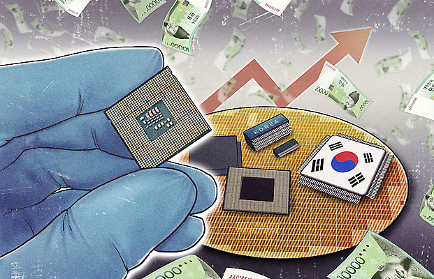 PSD 손 화살표 장갑 지폐 일러스트 들기 신체부위 발전 만원 태극기 사회이슈 상승 반도체 반도체산업 국산 반도체칩 흩날리기 품귀현상 국내일러스트 잡화 산업 컨셉 돈 모션 사람 메모리칩 국기 파일형식