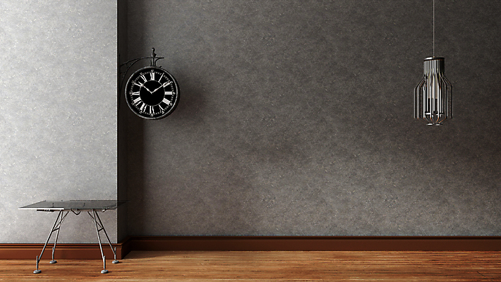 포토 JPG 해외이미지 시계 탁자 조명 실내 사람없음 인테리어 3D 회색 미니멀 해외포토 디자인 컬러 가구 내부 디지털합성 파일형식 이미지허브