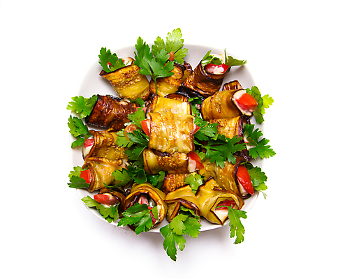 포토 JPG 해외이미지 식물 접시 음식 백그라운드 잎 채소 포장 가지 파프리카 건강 사람없음 가로 빨간색 초록색 흰색 고명 애피타이저 굽기 허브 롤 후추 건강식 점심식사 오레가노 채식주의자 해외포토 식기 컬러 식사 구이 향신료 채식 파일형식 이미지허브