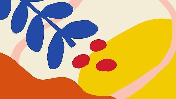 EPS 해외이미지 물결 백그라운드 잎 일러스트 추상 사람없음 컬러풀 원형 웨이브 해외일러스트 도형 식물 컬러 무늬 파일형식 벡터 이미지허브