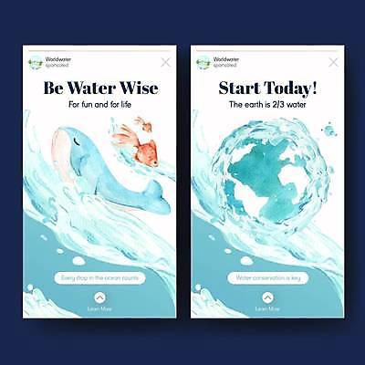 EPS 해외이미지 물결 파도 하늘색 일러스트 세마리 사람없음 물 세트 물방울 고래 금붕어 튀는물 세계물의날 소셜네트워크 소셜미디어 해외일러스트 자연요소 바다 포유류 3 어류 파란색 수중동물 액체표현 스플래쉬 파일형식 벡터 법정기념일 이미지허브