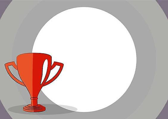 EPS 해외이미지 백그라운드 일러스트 프레임 사람없음 트로피 카피스페이스 해외일러스트 공백 상_우승 파일형식 벡터 이미지허브