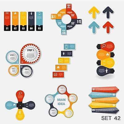 EPS 해외이미지 화살표 일러스트 비즈니스 전구 돋보기 그래프 사람모양 사람없음 그래픽 스마트폰 세트 자료 인포그래픽 정보 원형 연결 전구모양 목차 집모양 해외일러스트 모양 도형 핸드폰 스마트기기 파일형식 벡터 이미지허브