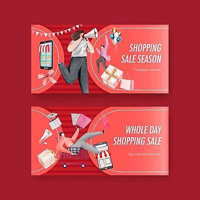 EPS 해외이미지 전신 여자 남자 리본 일러스트 들기 성인 빨간색 세명 선물상자 스마트폰 쇼핑백 손들기 판매 세일 상점 확성기 쇼핑카 외침 승차 풍선 가랜드 쇼퍼홀릭 성인만 해외일러스트 컬러 가방 모션 선물 사람 핸드폰 스마트기기 쇼핑 상자 소리 카트 파티용품 파일형식 벡터 이미지허브