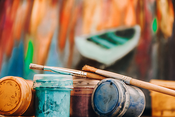 포토 JPG 해외이미지 미술 근접촬영 취미 사람없음 아웃포커스 물감 붓 캔버스 해외포토 뷰포인트 문화예술 촬영기법 미술도구 파일형식 이미지허브