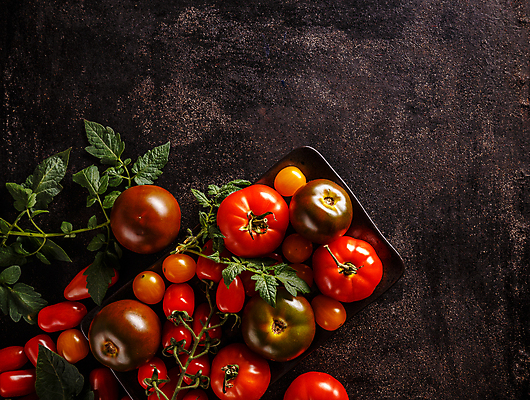 포토 JPG 해외이미지 토마토 방울토마토 검은배경 실내 종류 사람없음 하이앵글 해외포토 뷰포인트 백그라운드 채소 내부 검은색 파일형식 이미지허브