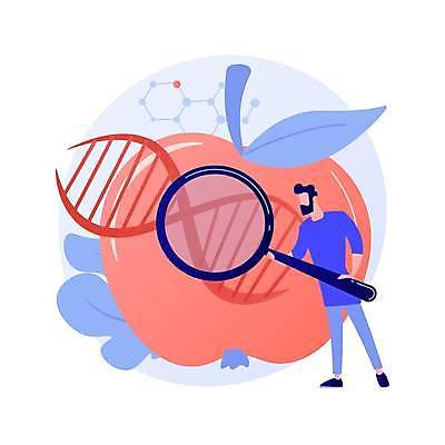 EPS 해외이미지 전신 남자 잎 일러스트 돋보기 한명 들기 성인 관찰 사과 DNA 생명공학 유전공학 성인남자한명만 해외일러스트 식물 1 과일 의학 모션 사람 공학 남자한명만 성인남자만 파일형식 벡터 이미지허브