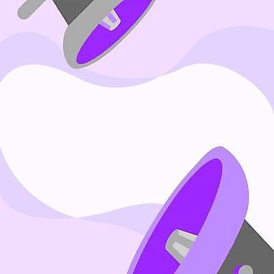 EPS 해외이미지 곡선 일러스트 프레임 사람없음 확성기 외침 알림 연보라색 카피스페이스 해외일러스트 선 보라색 소리 공백 파일형식 벡터 이미지허브