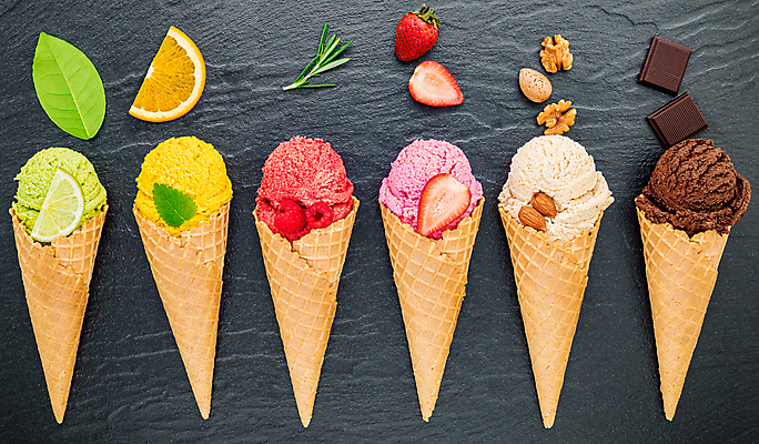 포토 JPG 해외이미지 잎 오렌지 딸기 사람없음 초콜릿 여러개 산딸기 호두 라임 아몬드 콘아이스크림 피스타치오 해외포토 식물 다수 과일 아이스크림 디저트 견과류 파일형식 이미지허브