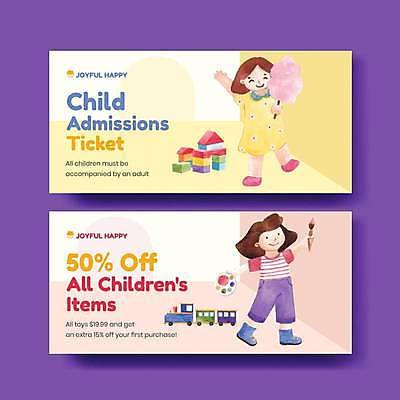 EPS 해외이미지 영어 여자 어린이 분홍색 일러스트 들기 타이포그라피 두명 노란색 붓 티켓 팔레트 상품권 기차모형 솜사탕 소녀만 나무블록 해외일러스트 문자 컬러 모션 디저트 사람 목재 모형 블록 여자만 어린이만 파일형식 벡터 이미지허브