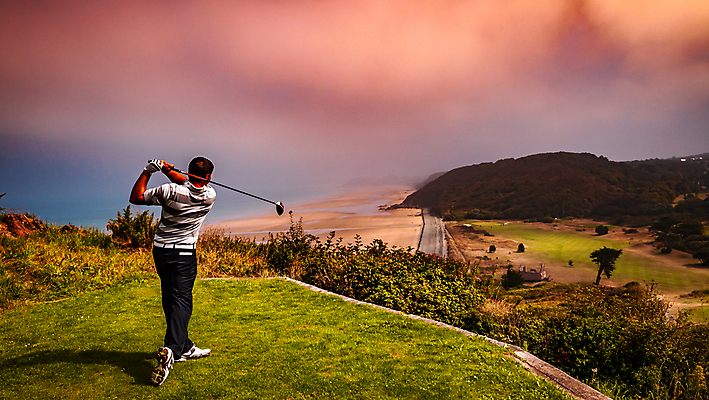 포토 JPG 해외이미지 바다 골프 골프장 사람없음 초록색 일몰 프랑스 페어웨이 해외포토 유럽 컬러 스포츠시설 구기 노을 파일형식 이미지허브