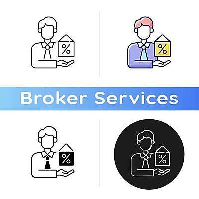 EPS 해외이미지 디자인 일러스트 사람모양 사람없음 퍼센트 플랫 중개인 서비스 대출 부동산중개인 집모양 해외일러스트 모양 직업 부동산 금융 특수기호 파일형식 벡터 이미지허브
