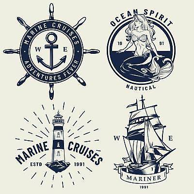 EPS 해외이미지 전신 여자 스티커 일러스트 등대 한명 앉기 성인 라벨 빈티지 키_배핸들 해군 닻 인어 성인여자한명만 해외일러스트 1 컨셉 모션 군대 프레임 사람 핸들 여자한명만 성인여자만 파일형식 벡터 이미지허브