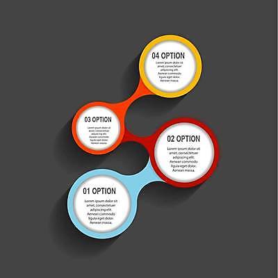 EPS 해외이미지 디자인 일러스트 비즈니스 사람없음 자료 인포그래픽 정보 원형 연결 목차 해외일러스트 도형 파일형식 벡터 이미지허브