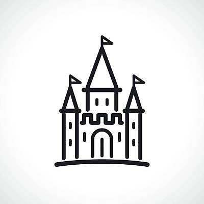 EPS 해외이미지 선 일러스트 건축양식 동화 건물 탑 할로윈 성 중세 만화 심볼 윤곽 공상 마법 얇은 왕국 해외일러스트 건축물 건축 역사 파일형식 벡터 이미지허브