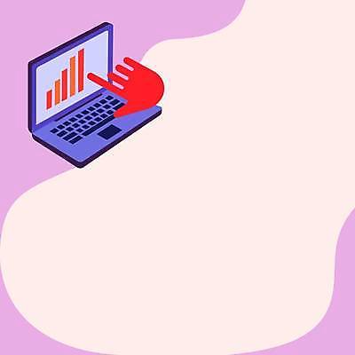 EPS 해외이미지 백그라운드 일러스트 비즈니스 그래프 프레임 사람없음 노트북 가리킴 작업 손모양 카피스페이스 해외일러스트 모양 손짓 전자제품 공백 파일형식 벡터 손_신체부위 이미지허브