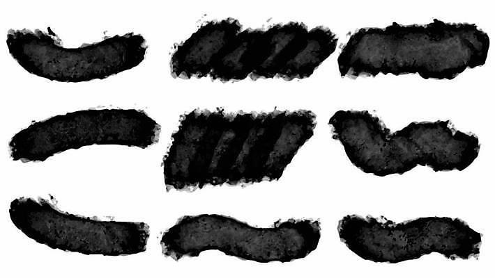 EPS 해외이미지 일러스트 붓터치 사람없음 얼룩 질감 손그림 디자인소스 해외일러스트 파일형식 벡터 편집소스 이미지허브