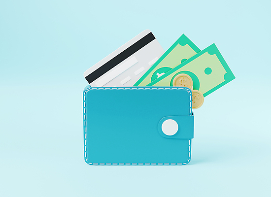 포토 JPG 해외이미지 하늘색 지폐 사람없음 3D 동전 신용카드 지갑 디지털합성 해외포토 돈 금융 파란색 파일형식 이미지허브