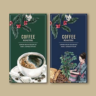 EPS 해외이미지 여자 포스터 커피 잎 일러스트 한명 상반신 성인 초록색 원두 수확 남색 수집 아메리카노 커피나무 커피열매 성인여자한명만 원두봉투 해외일러스트 나무 식물 1 열매 음료 컬러 농업 봉투 사람 여자한명만 성인여자만 파일형식 벡터 이미지허브