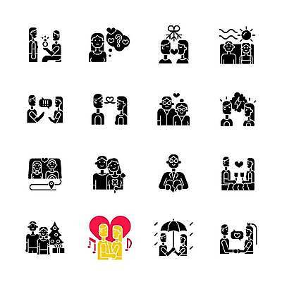 EPS 해외이미지 클립아트 디자인 커플 실루엣 컨셉 일러스트 관계 결혼식 아이디어 사랑 사람 세트 픽토그램 검은색 웹 어둠 낭만 날짜 플랫 끝 큼 수집 가득함 심볼 보따리 심플 팩 단계 고립 고체 상형문자 엘리먼트 위기 항목 활자 카운슬러 해외일러스트 문자 감정 컬러 결혼 인터넷 촬영기법 화장품 상담원 크기 활자판 파일형식 벡터 이벤트 뷰티 사무원 인쇄판 직업 인쇄 이미지허브