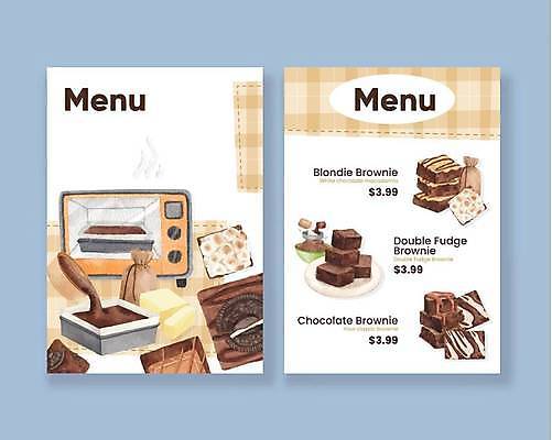 EPS 해외이미지 일러스트 디저트 사람없음 갈색 쿠키 흰색 붓기 오븐 달콤 메뉴 체크무늬 메뉴판 버터 마시멜로우 브라우니 해외일러스트 음식 컬러 무늬 모션 가전제품 맛 파일형식 벡터 이미지허브