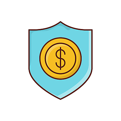 JPG 해외이미지 돈 일러스트 사람없음 금융 보호 보안 방패 방패모양 해외일러스트 모양 컨셉 안전 경제 재산 파일형식 이미지허브