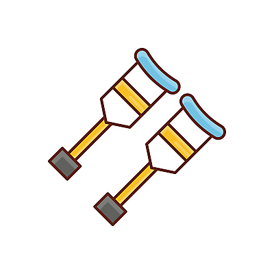 포토 JPG 해외이미지 의학 사람없음 목발 해외포토 의료기기 파일형식 이미지허브